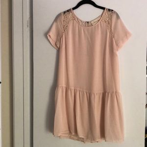 Urban Outfitters light pink baby doll dress